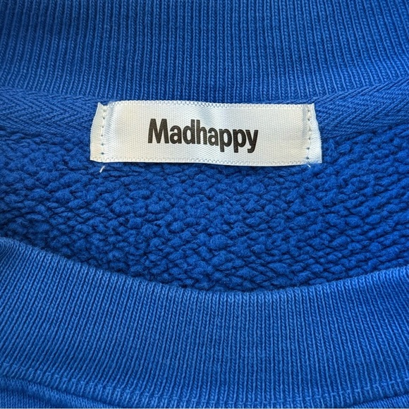 Madhappy NYC Exclusive Crewneck Sweatshirt in Cobalt Blue - Size S - Picture 3 of 8